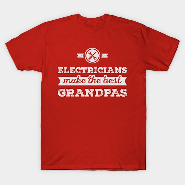 Electrician Grandpa T-Shirt by veerkun